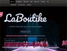Tablet Screenshot of laboutike.com